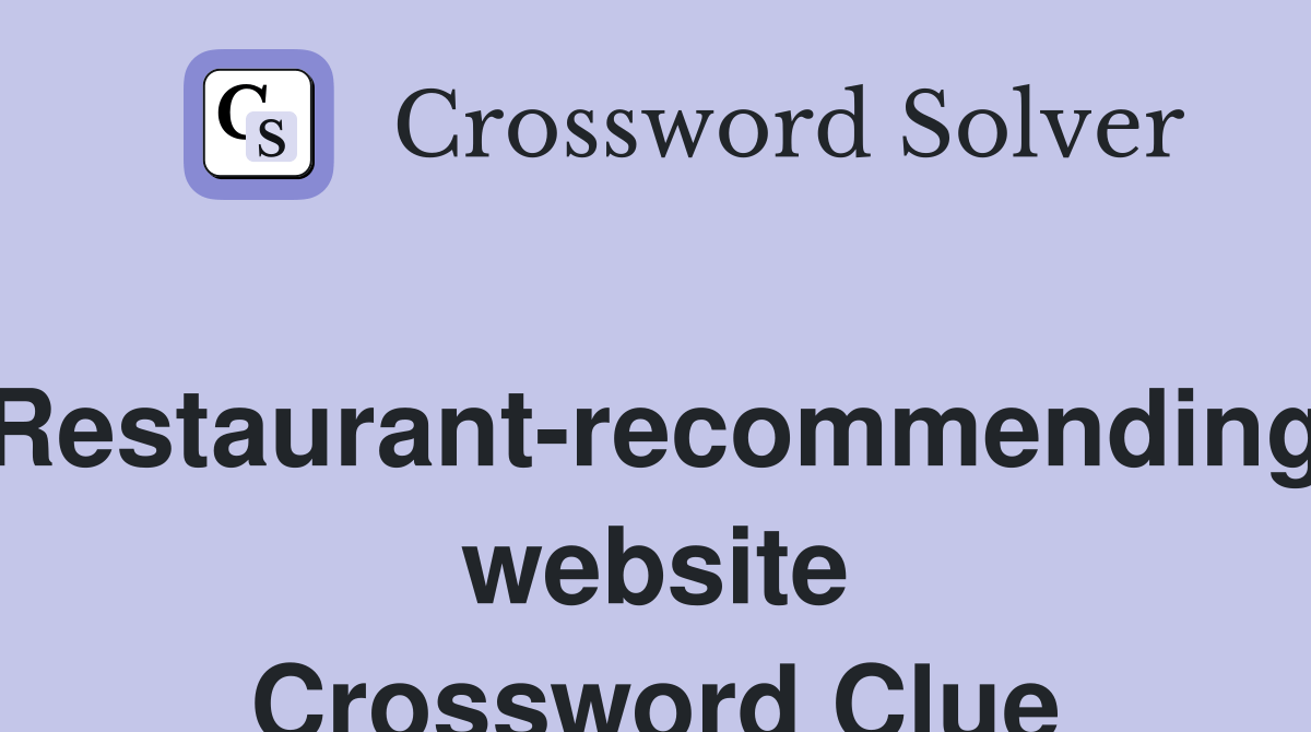website Crossword Clue Answers Crossword Solver